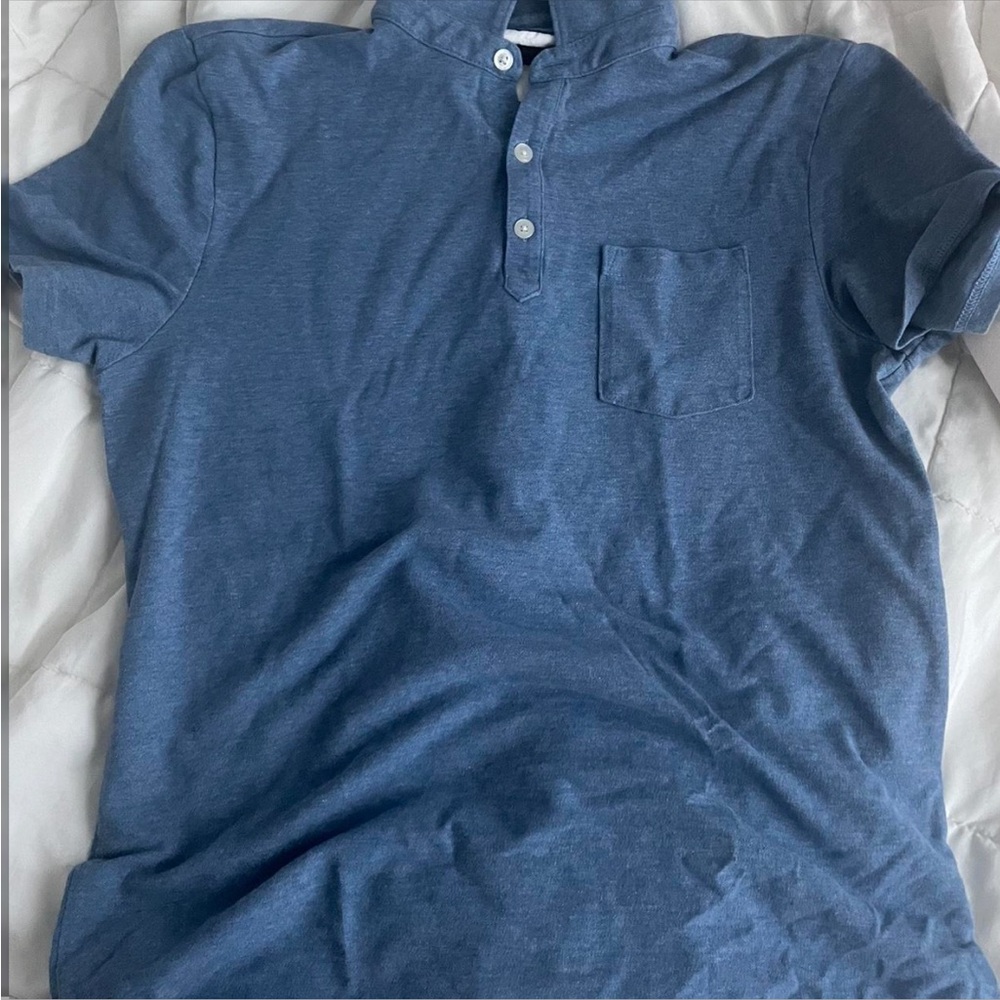 Banana Republic Men's Short Sleeve Tee in Blue